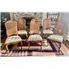 Image 1 : Six rattan and oak dining room chairs, LIKE NEW