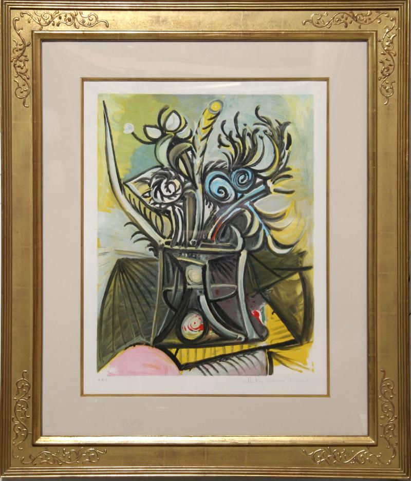 Pablo Picasso, Vase de Fleurs, Lithograph