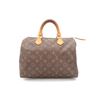 Image 1 : Louis Vuitton Brown Monogram Canvas Leather Speedy 30 cm Handbag