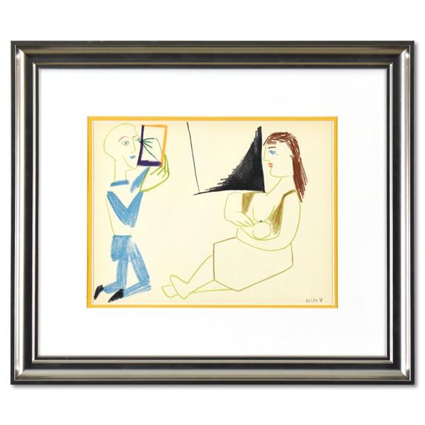 La Comedie Humaine 29.1.54.V by Picasso (1881-1973)