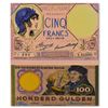 Image 1 : Cinco Francs and Honderd Guilden by Steve Kaufman (1960-2010)