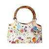 Image 1 : Gucci Flora Bamboo Handle Bag