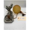 Image 4 : Art Deco Nude Ladies Lamp With a Brain Shade From the 1920's