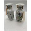 Image 1 : Pair of Famille Rose Chinese Reproduction Vase 1970-1980