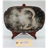 Image 2 : Hand Painted Antique Japanese Nippon Dragonware Moriage Serving Plate 11.5" Wide X 8" Long