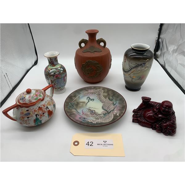 Collection of Japanese Pottery and Dragonware Plus More!