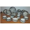 Image 1 : Moriage Marriage Dragonware Set With Large 10" Inches Imperial Nippon Plate and Japan Pieces