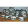 Image 2 : Moriage Marriage Dragonware Set With Large 10" Inches Imperial Nippon Plate and Japan Pieces