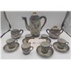 Image 3 : Japanese Dragonware Made in Japan Stamped  Demi Tasse Tea Cup and Saucer Set.