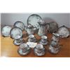 Image 2 : Satsuma Moriage Marriage Dragonware Set With Large 10" Inch Nippon Plate and Japan Pieces