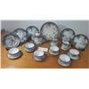 Image 2 : Moriage Marriage Dragonware Set With Large 10" Inch Nippon Plate and Japan Pieces
