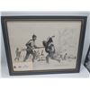 Image 12 : Six Wonderful Framed Drawings by Artist Steven Spisak 1974 of Louis Riel