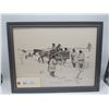 Image 7 : Six Wonderful Framed Drawings by Artist Steven Spisak 1974 of Louis Riel