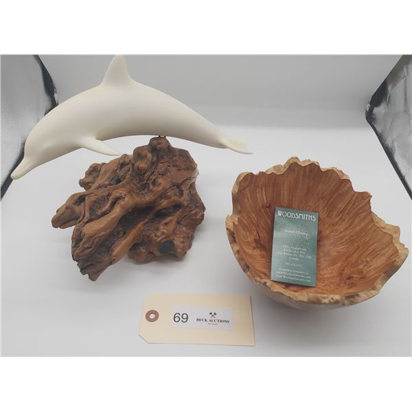 Two Wonderful Wooden Pieces John Perry Dolphin and Hugh Ross Maple 2010