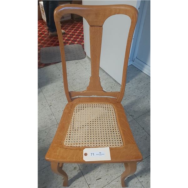 Antique Reclaimed Refinished Solid Wooden Chair 3' Feet Tall