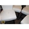 Image 2 : SET OF 4 MATCHING  BAR HEIGHT CHAIRS