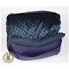 Image 1 : YNM WEIGHTED BLANKETS NAVY 3 PIECE SET