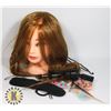 Image 1 : MANEQUIN HEAD HAIRDRESSER WITH SOME ACCESSORIES