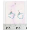 Image 1 : NEW HEART CHARM DROP EARRINGS