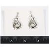 Image 1 : NEW GLOW IN THE DARK BAT DROP EARRINGS