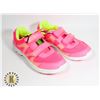 Image 1 : NEW SIZE 4 GIRL'S NEON PINK, VELCRO SHOES