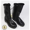 Image 1 : NEW SIZE 8 LADIES LINED BOOTS SIDE ZIPPER