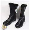 Image 1 : NEW SIZE 9 LADIES LINED BOOTS SIDE ZIPPER