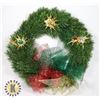 Image 1 : VINTAGE SYNTHETIC CHRISTMAS WREATH