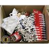 Image 1 : BOX OF ASSORTED CHRISTMAS LIGHTS, NEW GUTTER