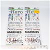 Image 1 : 2 NEW PACKS OF MILITARY THEMED STICKERS