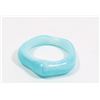Image 1 : NEW MARBLE LOOK HALF HEXAGON BLUE RESIN RING