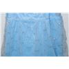 Image 2 : NEW SIZE 3X BABY BLUE MESH DRESS. COVERED IN SHINY