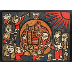 Raimundo de Oliveira, Biblical Scene, Painting