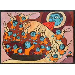 Raimundo de Oliveira, Jonah and the Whale, Painting 