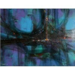 Leonardo Nierman, El Puente (Variation), Painting