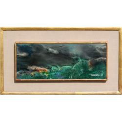 Leonardo Nierman, El Mar, Painting