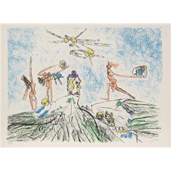 Roberto Matta, Les Venusiennes, Lithograph 