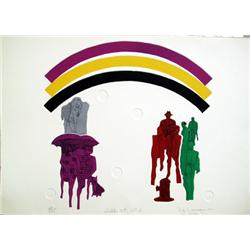 Roberto De Lamonica, Wall Street, Intaglio Etching