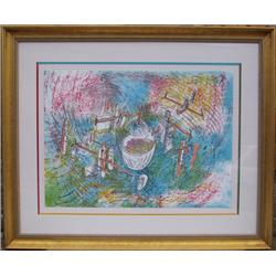 Roberto Matta, Espace de l'Espece, Lithograph 