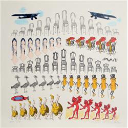 Pedro Friedeberg, Colonia Roma, Lithograph