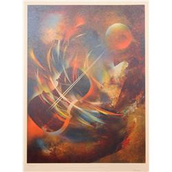 Leonardo Nierman, Brahms, Lithograph 