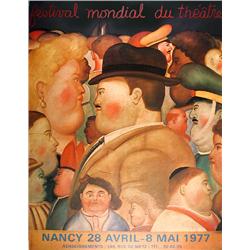 Fernando Botero, Festival Mondial du Theatre, Poster