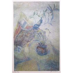 Juan Gomez Quiroz, Bodegon, Lithograph