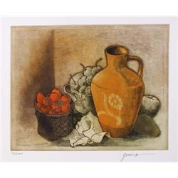 Miguel Herrera, Still Life, Etching and Aquatint 