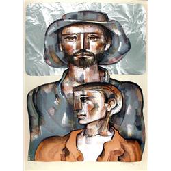 Jorge Dumas, Today and Tomorrow, Lithograph