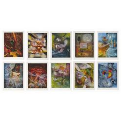 Roberto Matta, Hom'mere IV, Portfolio of 10 Etchings