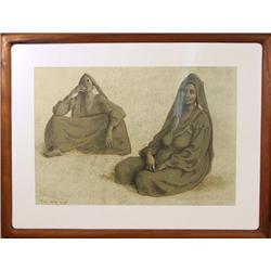 Francisco Zuniga, Impresiones de Egipto, Lithograph 