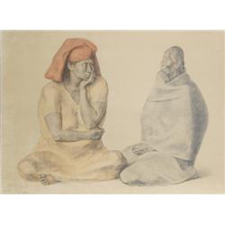 Francisco Zuniga, El Rebozo, Lithograph