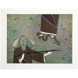 Saint Clair Cemin, Aquatint Etching