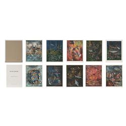 Roberto Matta, Hom'mere V, Portfolio of 10 Etchings